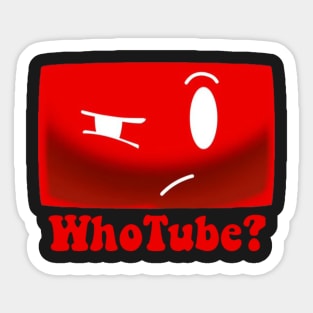 WhoTube? Sticker